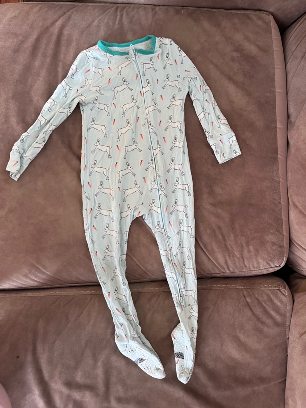 Free Birdees Rabbit Footed One-Piece Pajamas